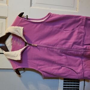 L.L. Bean Lavender Fleece Vest